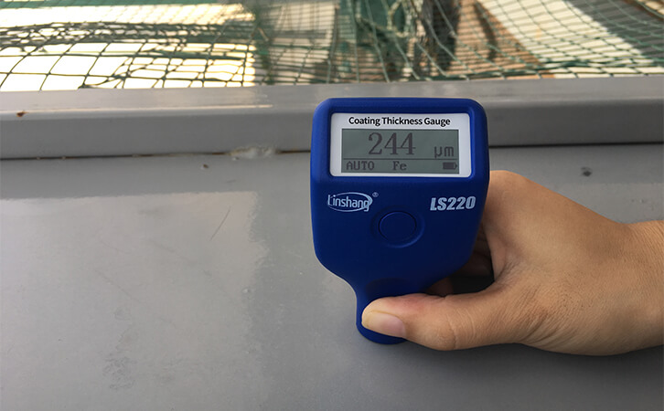 LS220防腐涂層測(cè)厚儀測(cè)鋼結(jié)構(gòu)