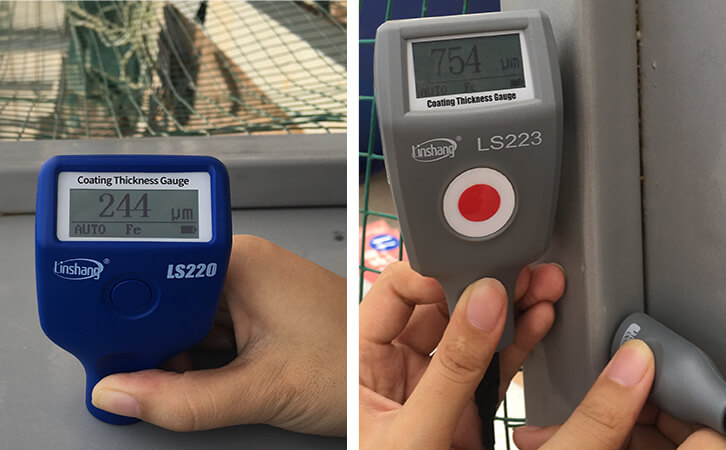林上防腐涂層測(cè)厚儀測(cè)鋼結(jié)構(gòu)