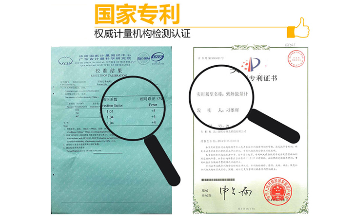 UV能量計修正系數(shù)