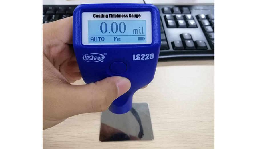 涂層測厚儀調(diào)零