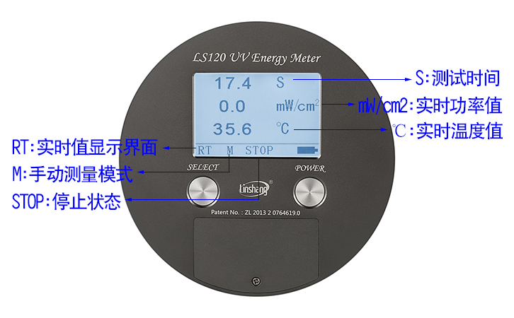 UV能量表實(shí)時值顯示界面 UV能量表實(shí)時值顯示界面